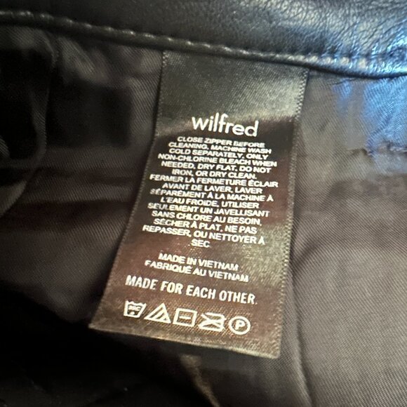 Wilfred Melina Black Leather Pants - Picture 6 of 6